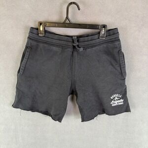 Barbell Brigade Sweat Shorts Men's Large Black‎ Training Gym Workout USA Made